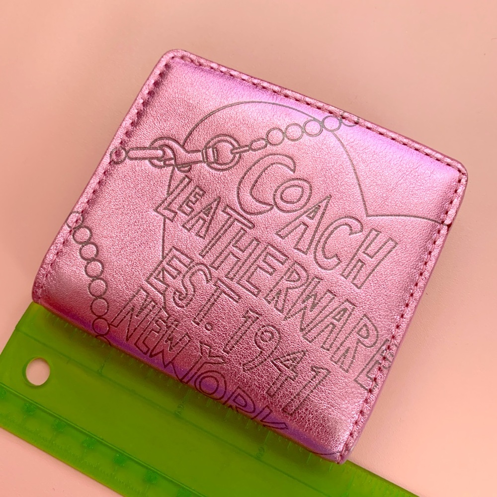 Coach metallic wallet